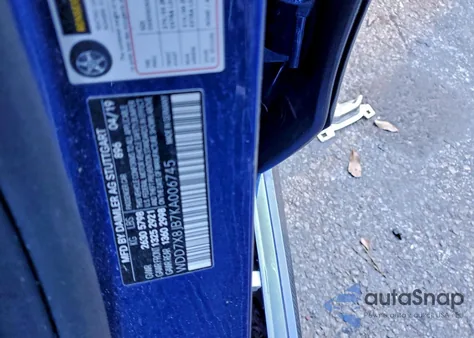 2019 Mercedes-Benz Amg Gt 63 z USA, uszkodzony, nr VIN WDD7X8JB7KA006745